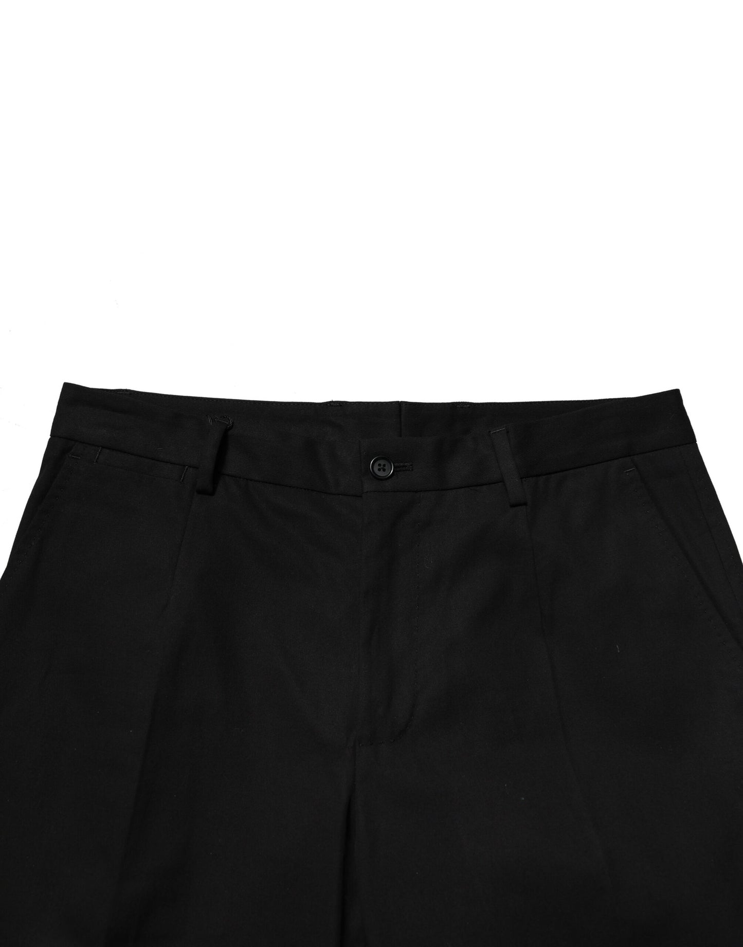 Pantalones cargo negros de algodón para hombre