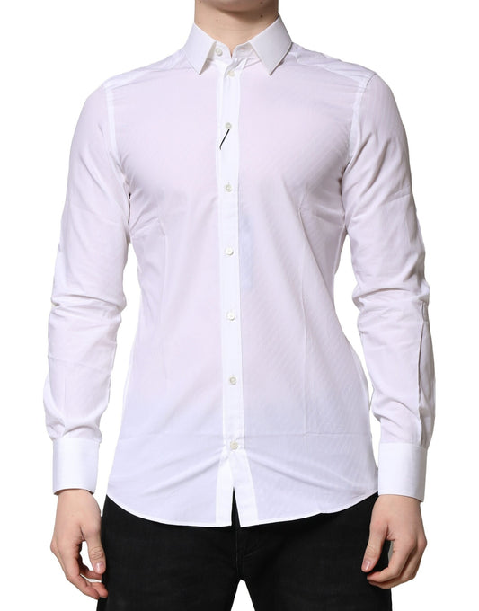 Camisa formal de manga larga MARTINI blanca