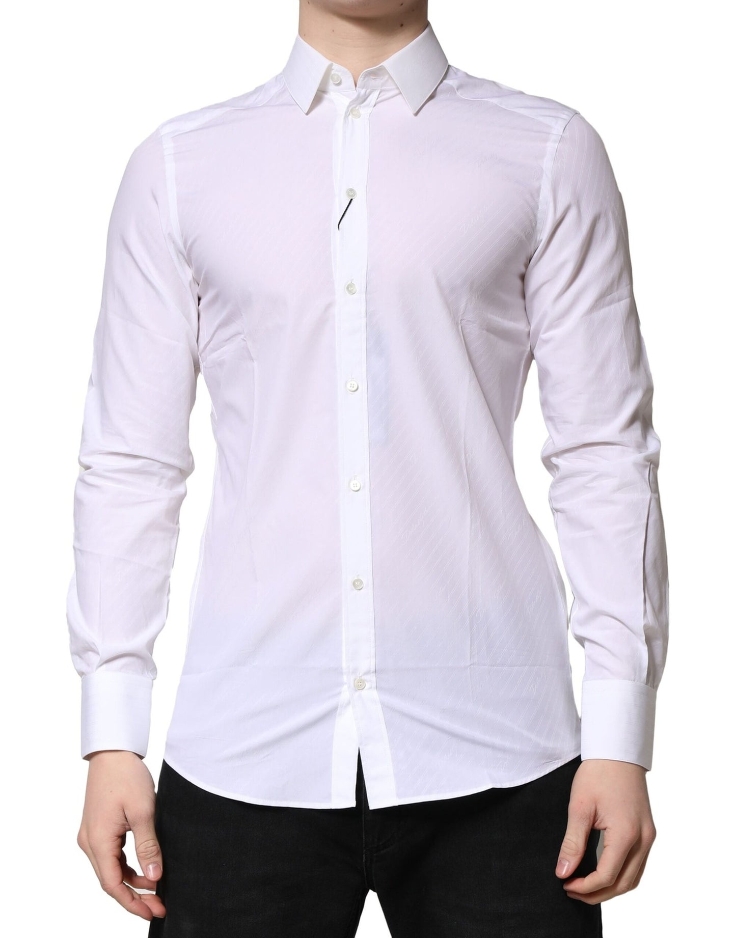 Camisa formal de manga larga MARTINI blanca