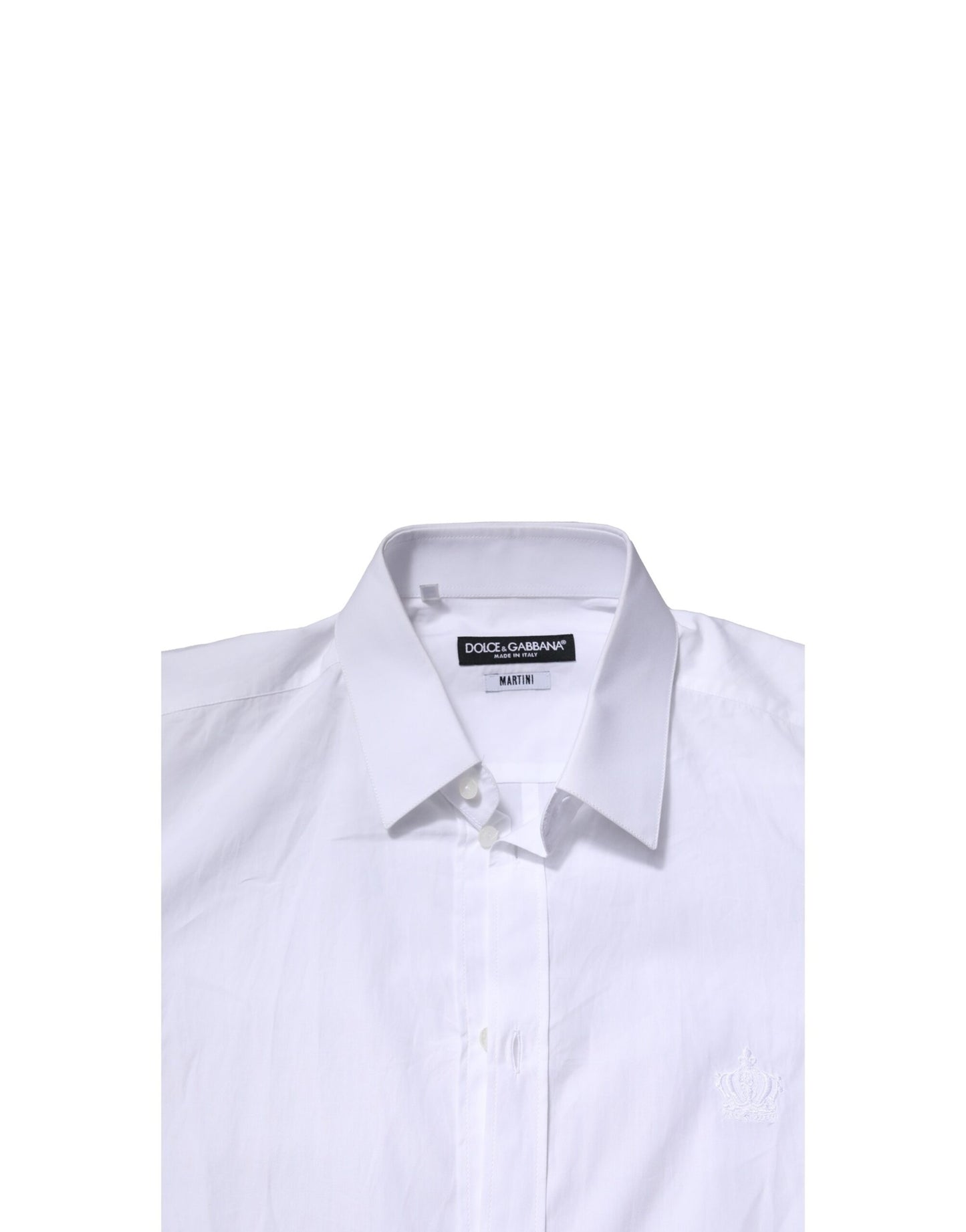 Camisa formal de manga larga MARTINI blanca para hombre