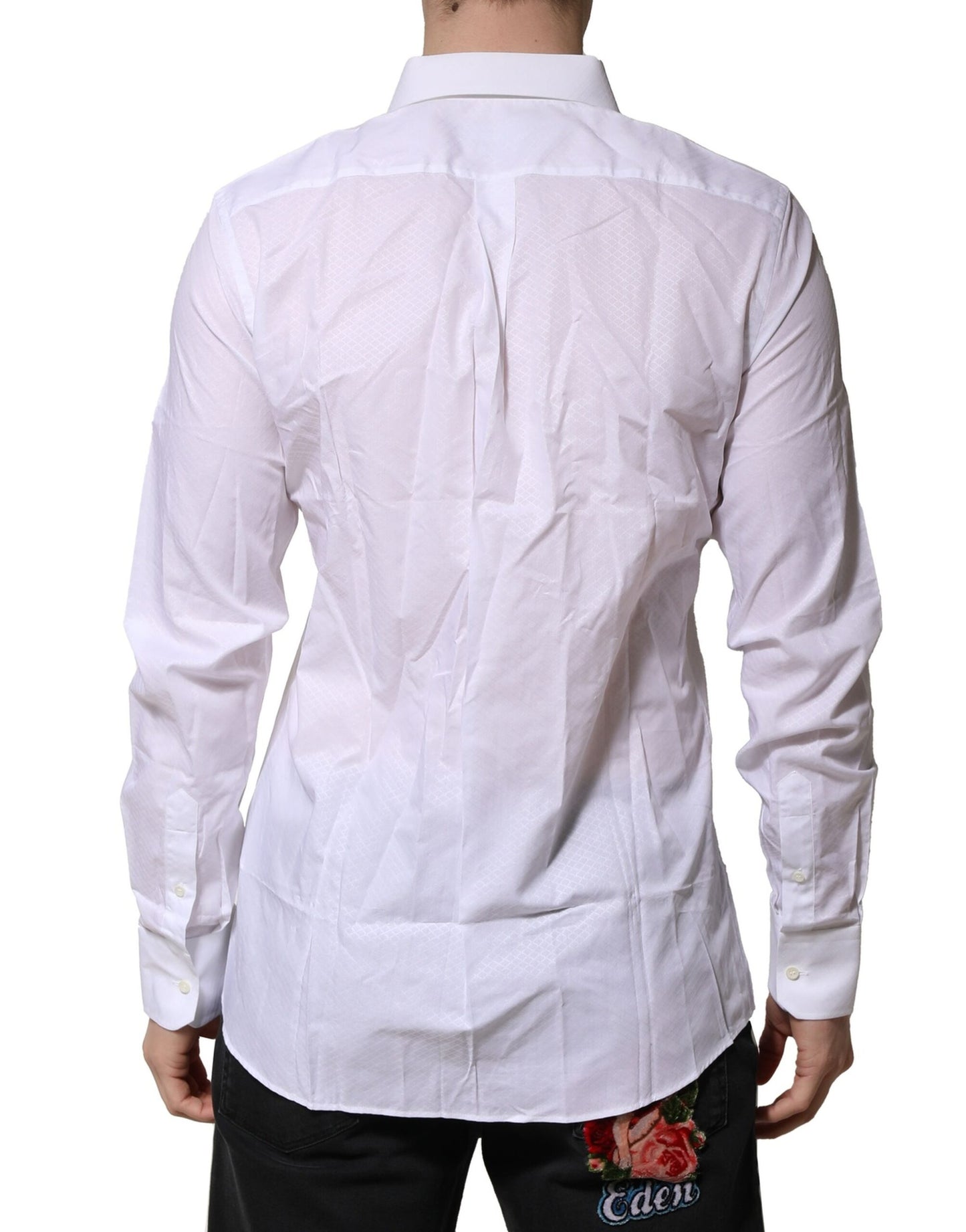 Camisa formal blanca MARTINI de manga larga para hombre