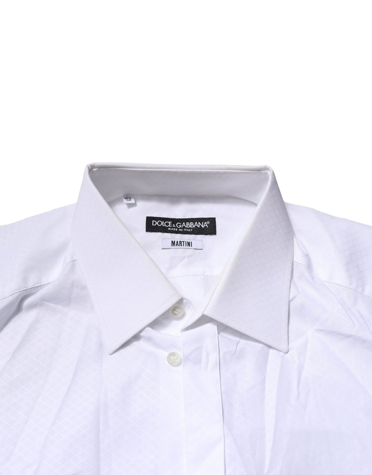 Camisa formal blanca MARTINI de manga larga para hombre
