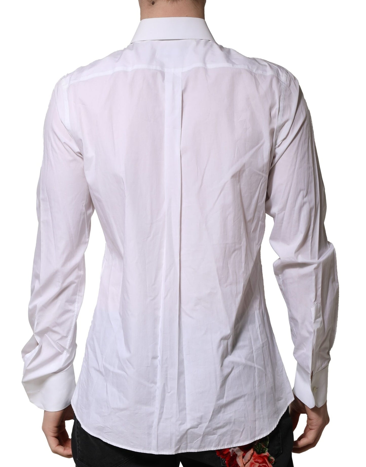 Camisa formal de manga larga MARTINI blanca para hombre
