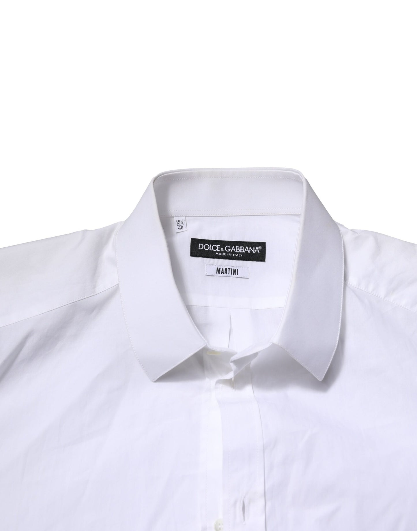 Camisa formal de manga larga MARTINI blanca para hombre