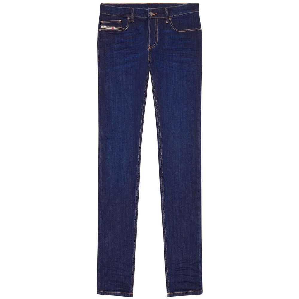 Vaqueros y pantalones de algodón azul