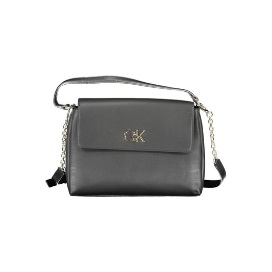 Sac à main femme en polyester noir