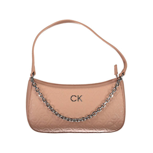 Sac à main femme en polyester rose