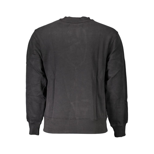 Pull homme en coton noir