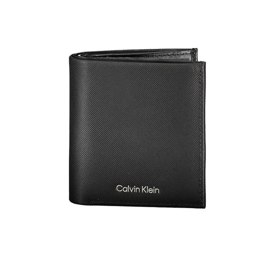 Elegante billetera plegable de cuero con bloqueo RFID