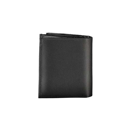 Elegante billetera plegable de cuero con bloqueo RFID
