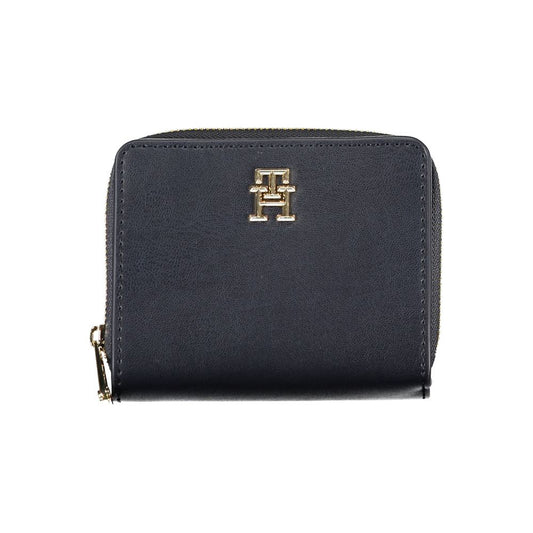 Cartera elegante de polietileno azul