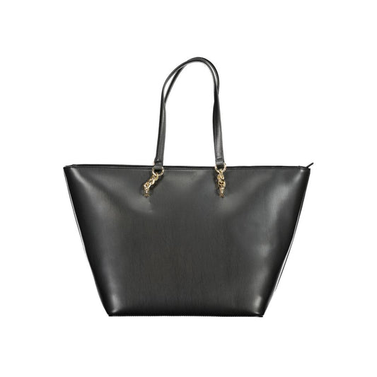 Sac à main en polyéthylène noir