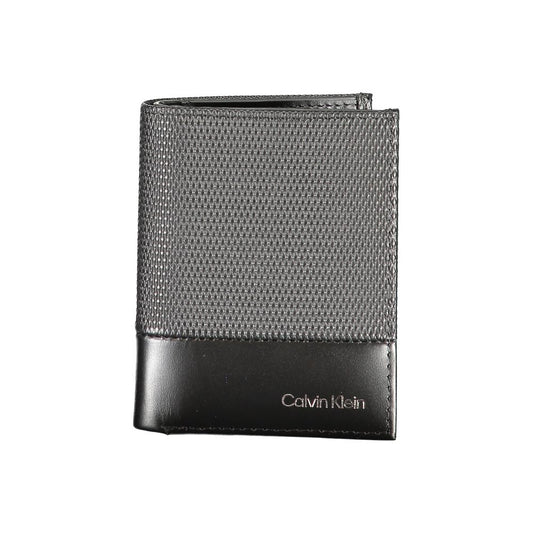 Cartera de cuero negra