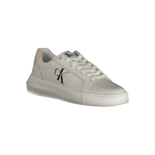 Zapatilla deportiva de poliéster blanca