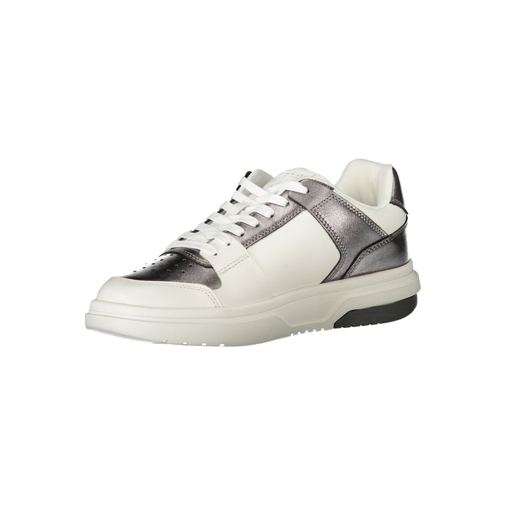 Zapatillas blancas de polietileno para mujer