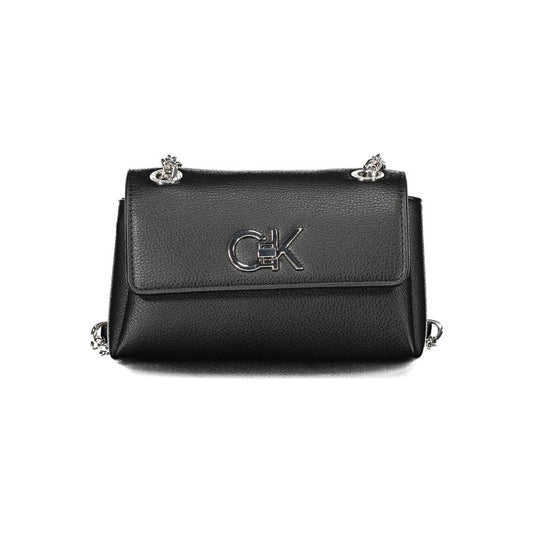 Sac à main noir en polyéthylène pour femme