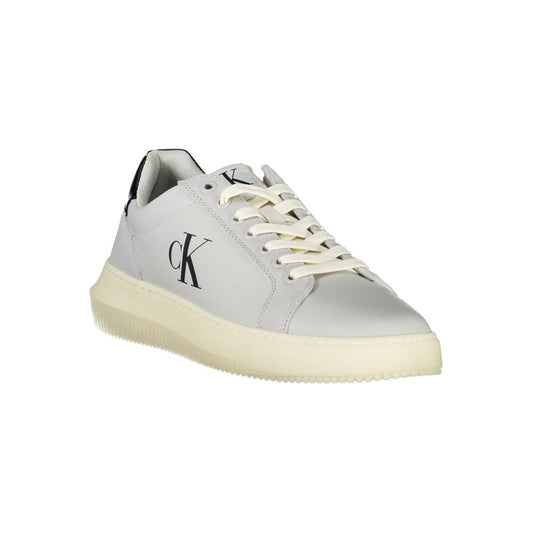 Baskets en cuir marron pour homme