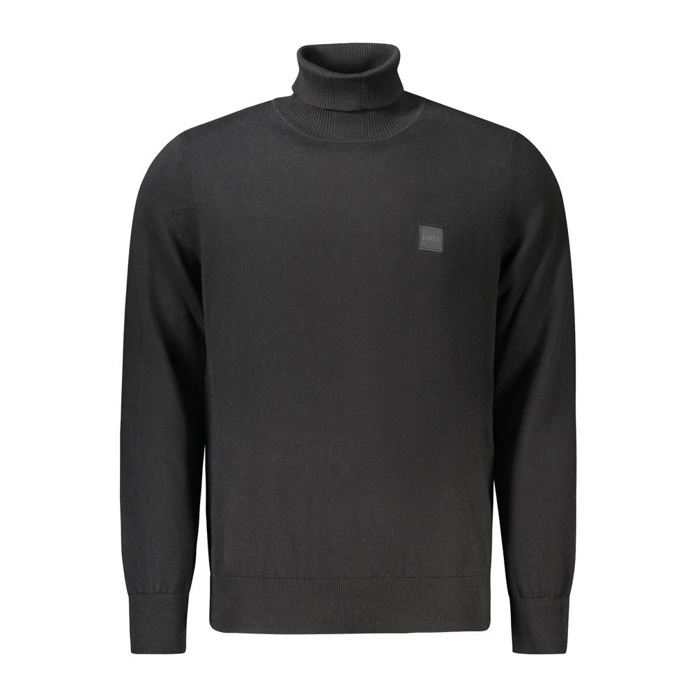 Pull homme en laine noire