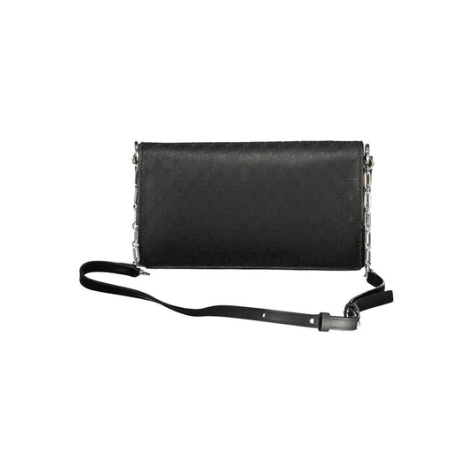Sac à main femme en polyester noir