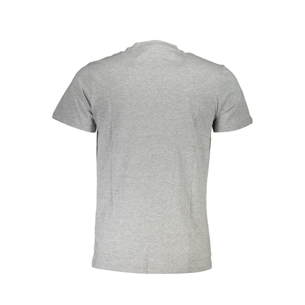 Camiseta de algodón marrón para hombre