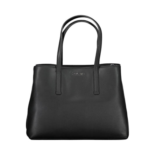 Sac à main femme en polyester noir