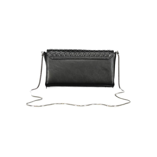 Sac à main en polyester noir