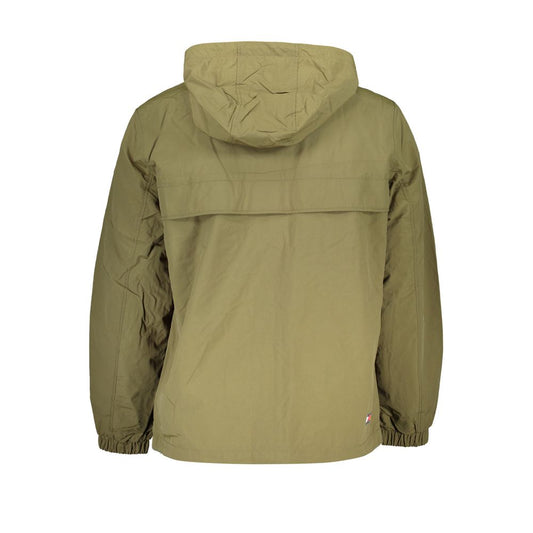 Chaqueta de poliamida verde