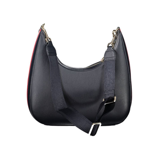 Sac à main en polyester bleu