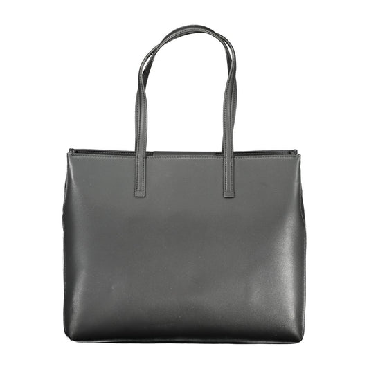 Sac à main femme en polyester noir