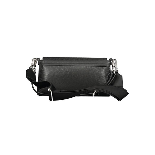 Sac à main femme en polyester noir
