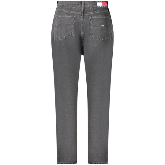 Jean femme en coton noir