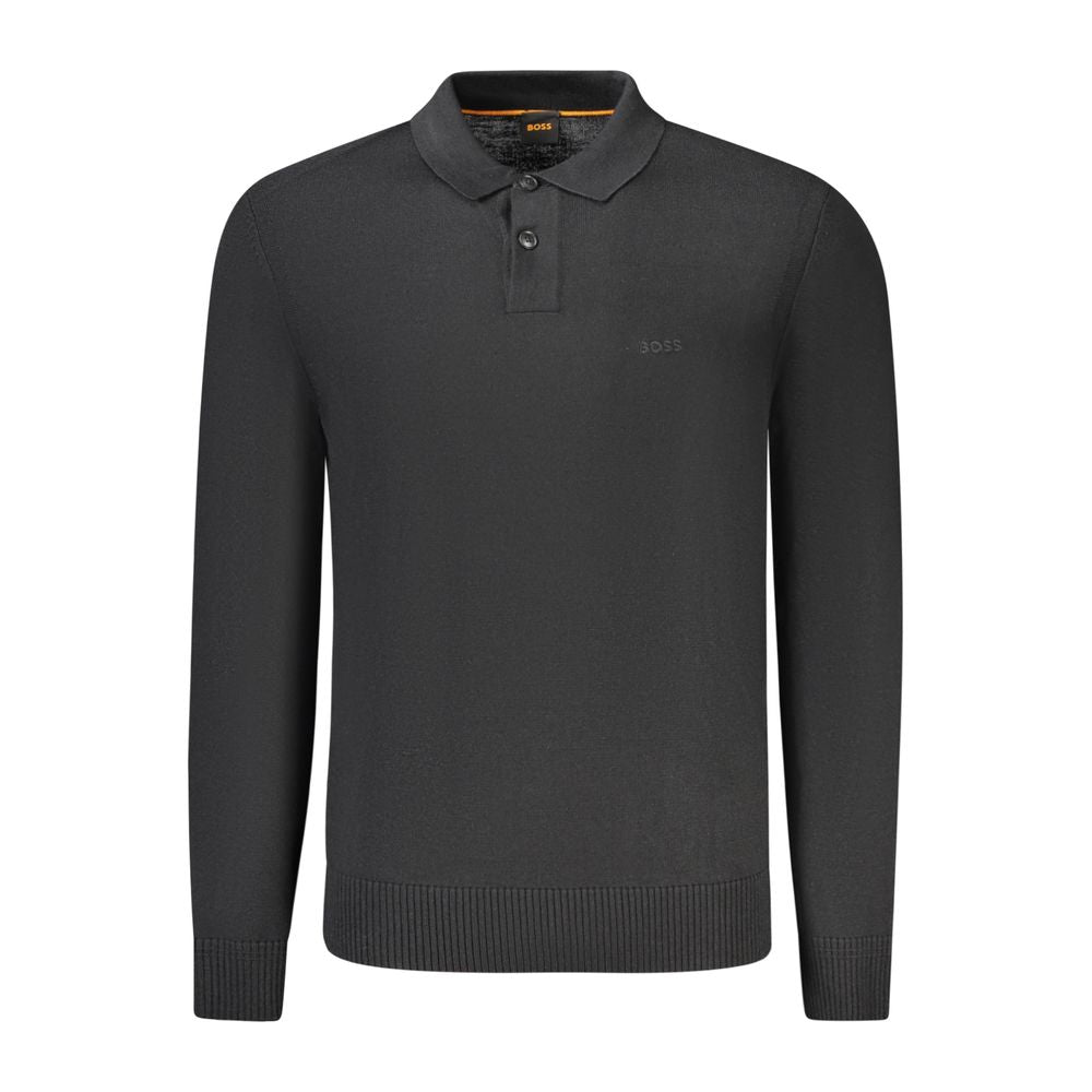 Pull homme en laine noire