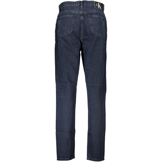 Vaqueros y pantalones de algodón azul