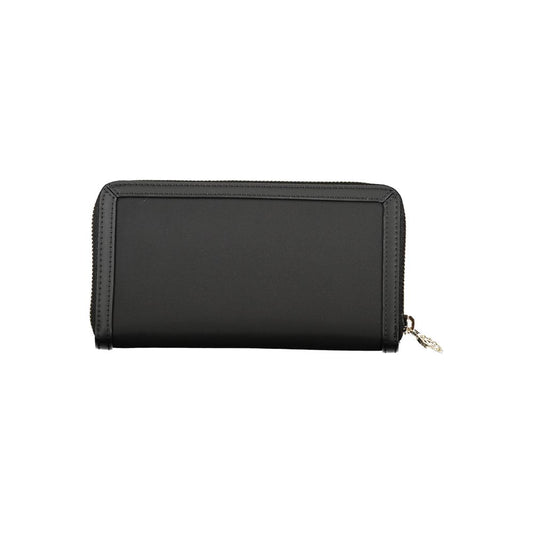 Cartera elegante negra multicompartimentos