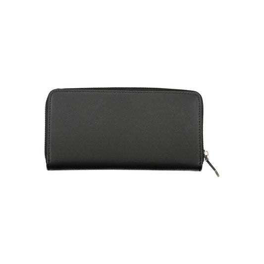Elegante billetera negra con RFID de seguridad
