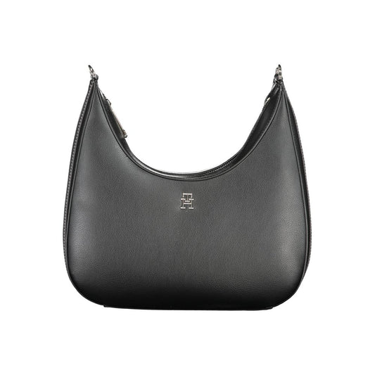 Sac à main en polyester noir