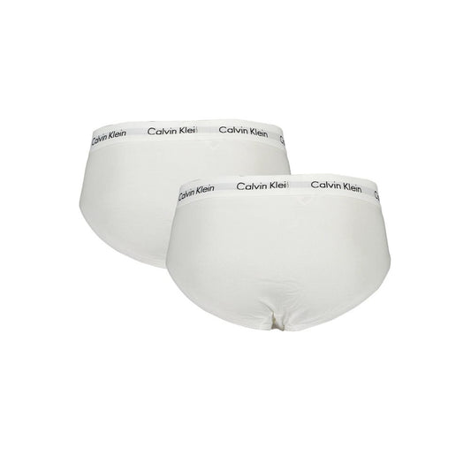 Ropa interior de algodón blanco