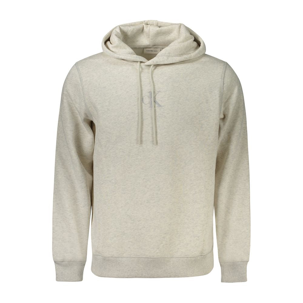 Suéter de algodón gris para hombre