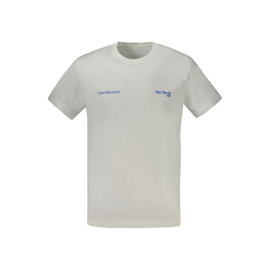 T-shirt homme en coton blanc