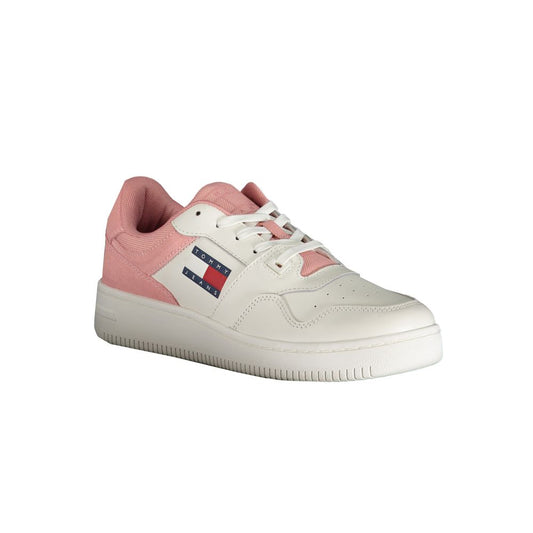 Zapatillas deportivas de poliéster rosa