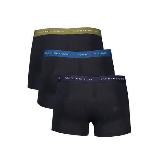 Sous-vêtements en coton bleu