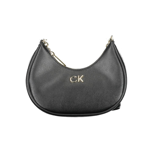 Sac à main femme en polyester noir