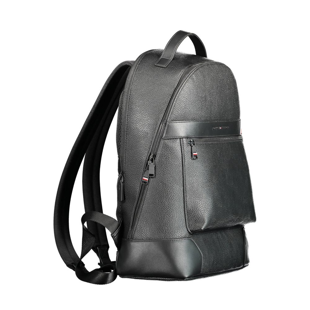 Mochila de polietileno negra para hombre