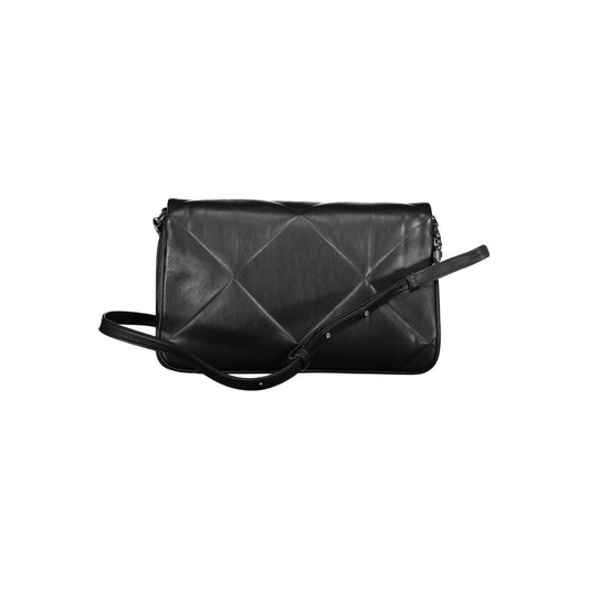 Sac à main en polyester noir