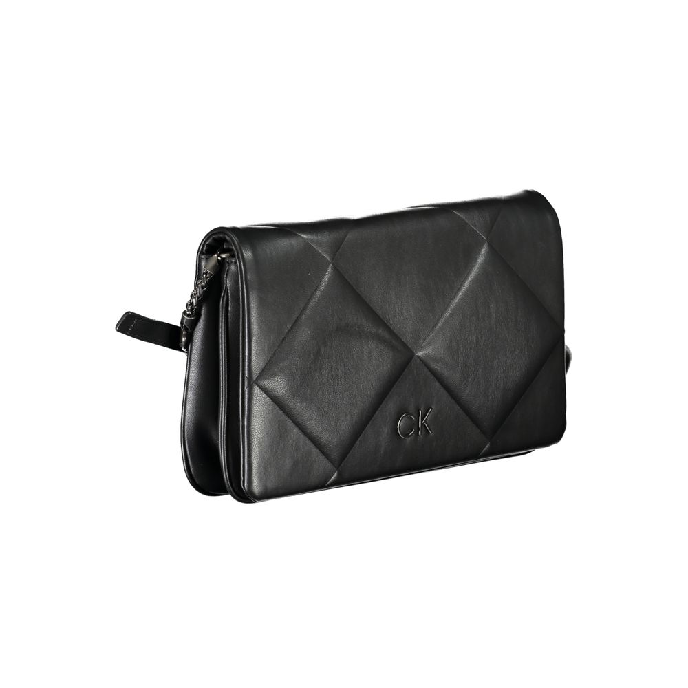 Sac à main en polyester noir