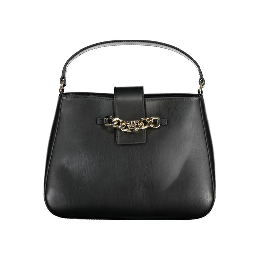 Sac à main en polyéthylène noir