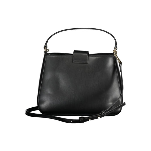 Sac à main en polyéthylène noir