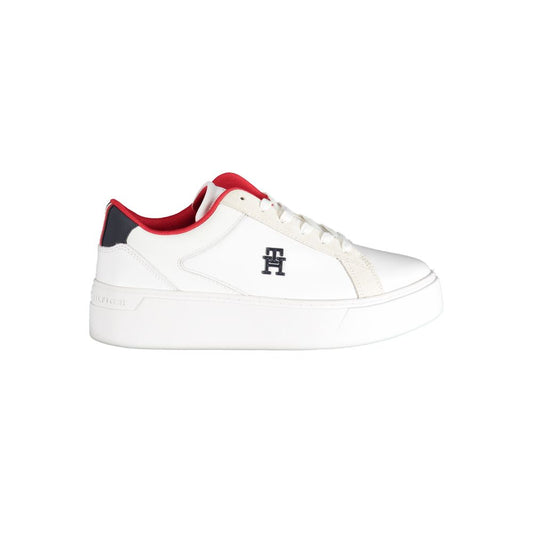 Zapatilla deportiva de poliéster blanca