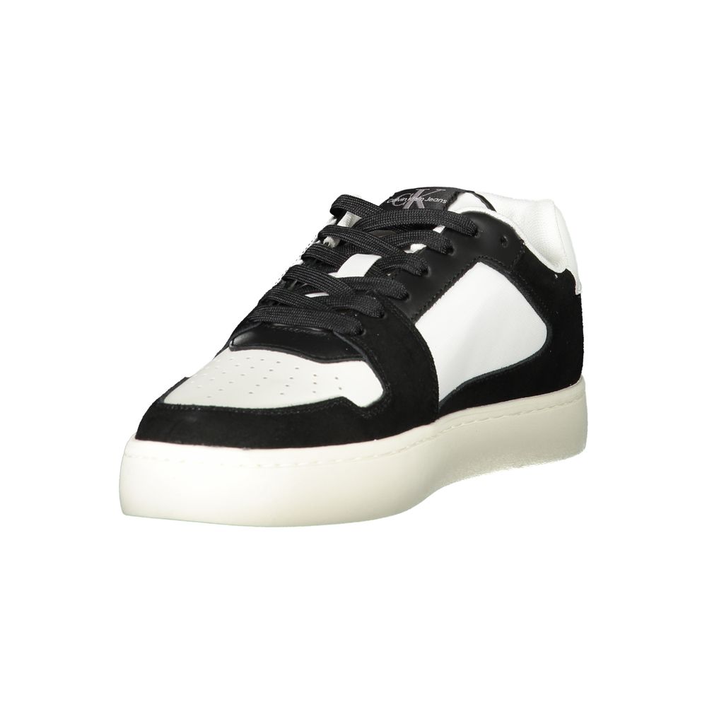 Baskets en cuir blanc pour homme