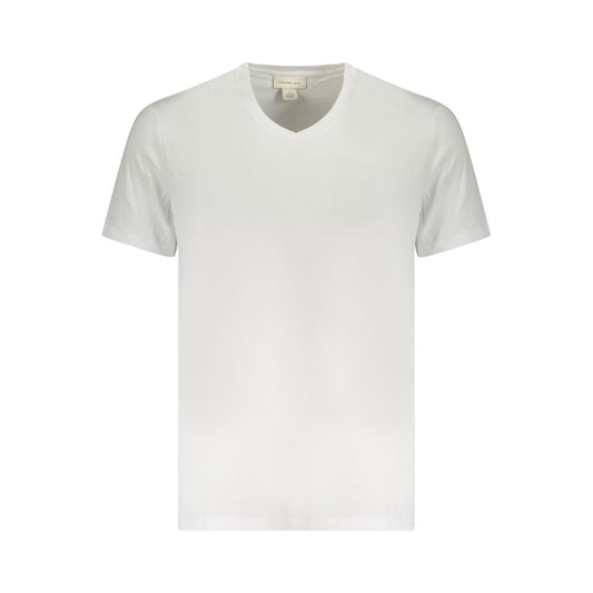 T-shirt homme en coton blanc